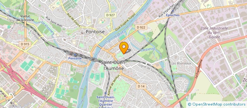 localisation de l'entreprise B&B RECORDS à SAINT-OUEN-L'AUMONE
