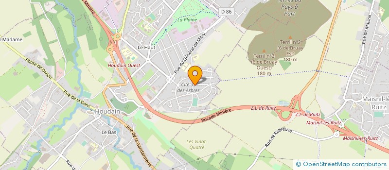 localisation de l'entreprise B B RENOV HABITAT à HOUDAIN