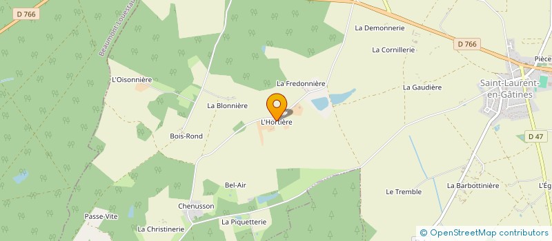 localisation de l'entreprise B.B. RENOVATION  SAINT-LAURENT-EN-GATINES