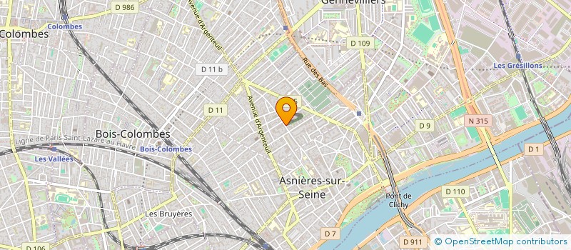 localisation de l'entreprise B.B.S 777 - V.I.P - DRIVER  ASNIERES-SUR-SEINE