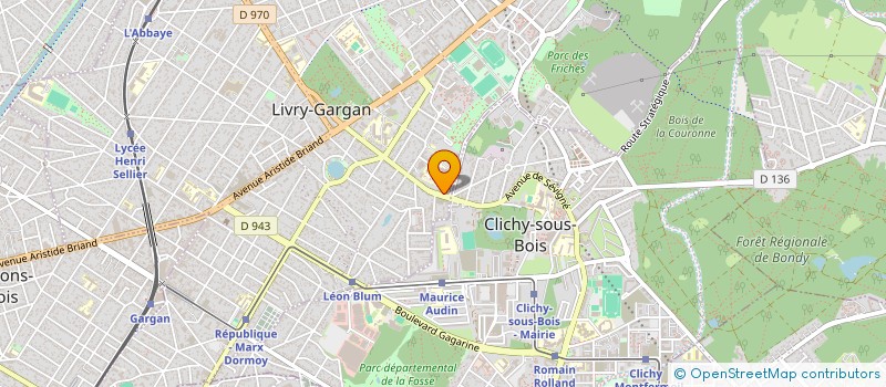 localisation de l'entreprise B.B.S  LIVRY-GARGAN