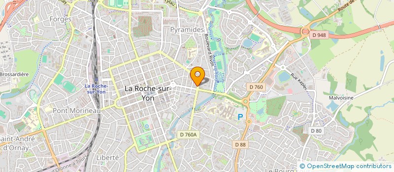 localisation de l'entreprise B.B.S INTERNATIONAL à LA ROCHE-SUR-YON