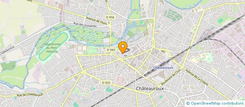 localisation de l'entreprise B.B.S.P. à CHATEAUROUX