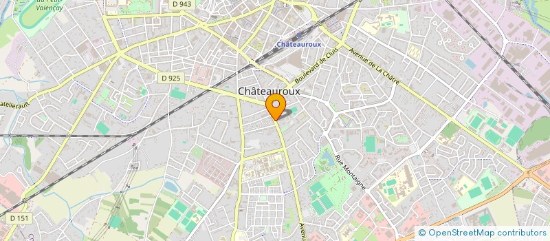 localisation de l'entreprise B.B. SERVICES ET PRESTATIONS à CHATEAUROUX