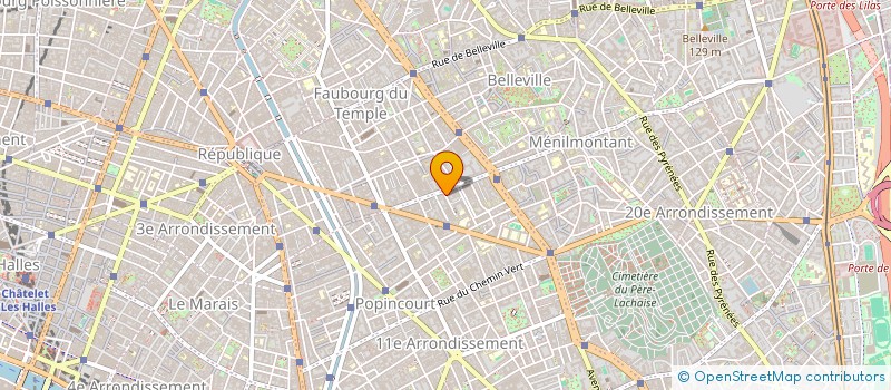 localisation de l'entreprise B B T à PARIS