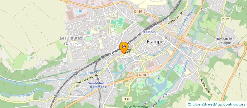 localisation de l'entreprise B.B TACOS à ETAMPES