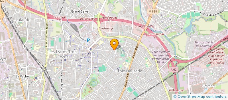 localisation de l'entreprise B&B TAXI VSL à TOULOUSE