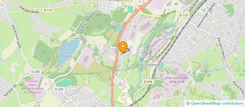localisation de l'entreprise B B TECH à MONTCEAU-LES-MINES