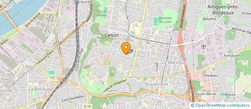 localisation de l'entreprise B-B.TER  CENON