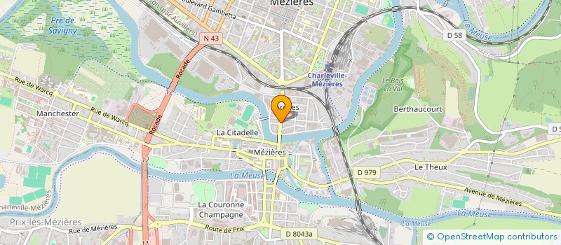 localisation de l'entreprise B&B TRADE ET CONSEIL  CHARLEVILLE-MEZIERES