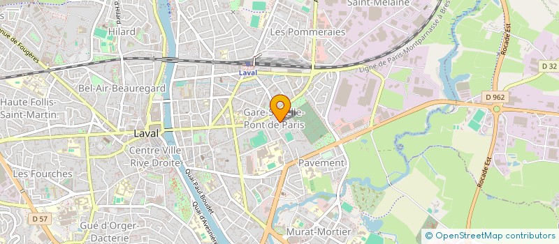 localisation de l'entreprise B.B.V.R. INVEST à LAVAL