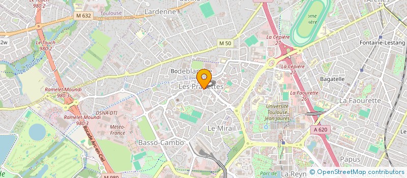 localisation de l'entreprise B.BALMA à TOULOUSE