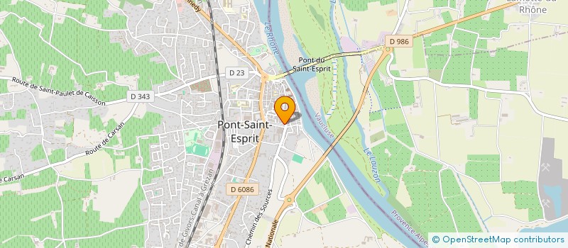 localisation de l'entreprise B BARBERS  PONT-SAINT-ESPRIT