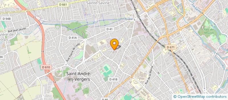 localisation de l'entreprise B. BARBOT SA à SAINT-ANDRE-LES-VERGERS