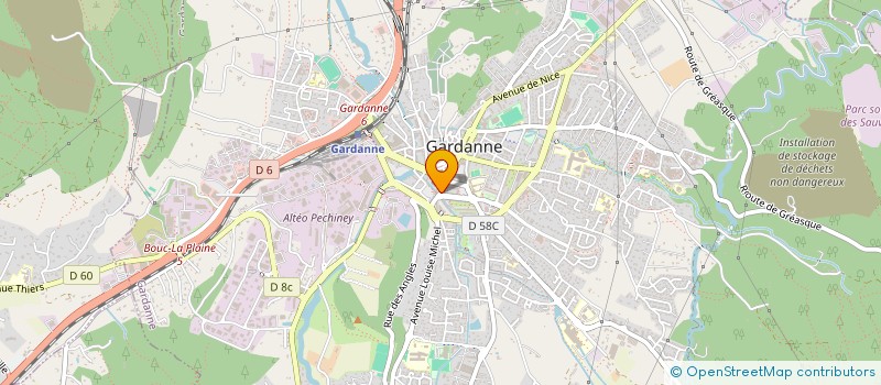 localisation de l'entreprise B.BAT à GARDANNE