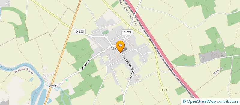 localisation de l'entreprise B-BAT RENOVATION  MICHERY