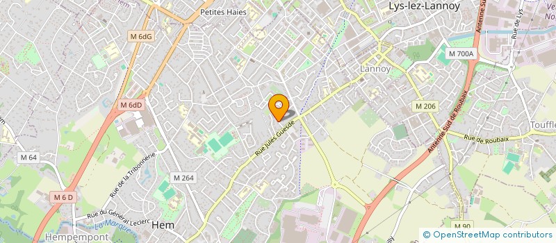 localisation de l'entreprise B&BCARS  HEM