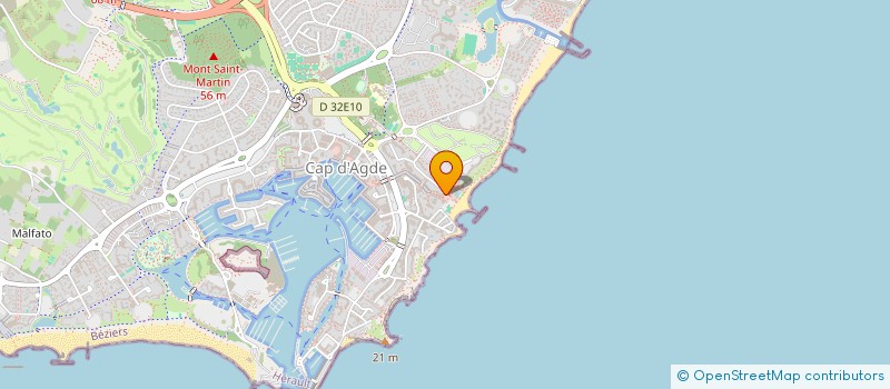 localisation de l'entreprise B BEACH  AGDE