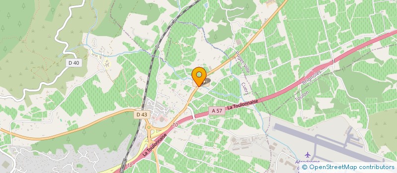 localisation de l'entreprise B. BEACH  CUERS