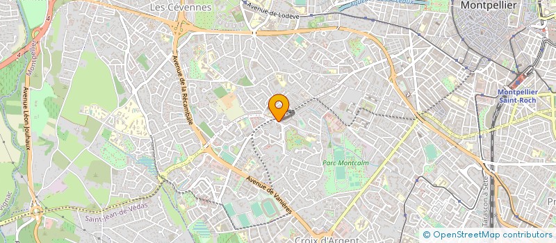 localisation de l'entreprise B.BLANCHARD à MONTPELLIER