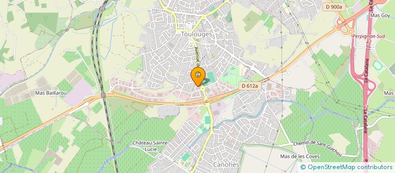 localisation de l'entreprise B-BOY  TOULOUGES