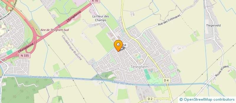 localisation de l'entreprise B-BREAK  TETEGHEM-COUDEKERQUE-VILLAGE