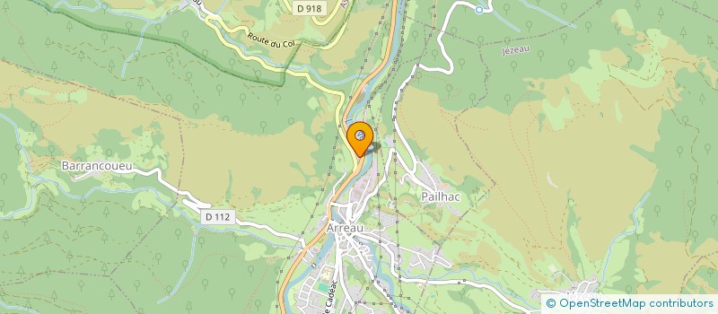 localisation de l'entreprise B.BUETAS AUTO SERVICE DES COLS à ARREAU