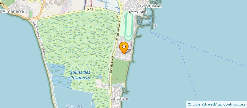 localisation de l'entreprise B BURGER ONE  HYERES