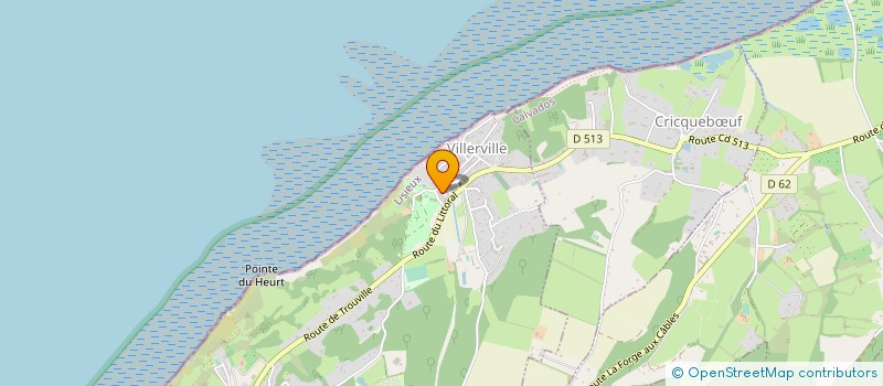 localisation de l'entreprise B&C  VILLERVILLE