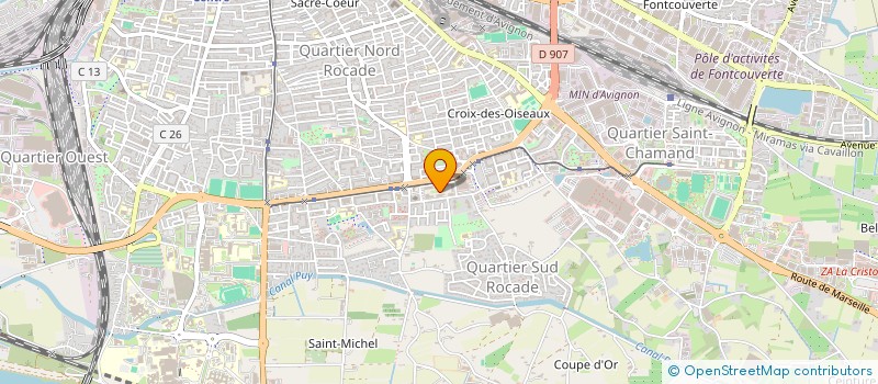 localisation de l'entreprise B C  AVIGNON