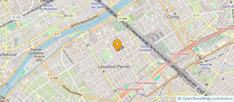 localisation de l'entreprise B&C à LEVALLOIS-PERRET