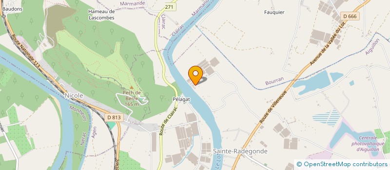 localisation de l'entreprise B-C  AIGUILLON