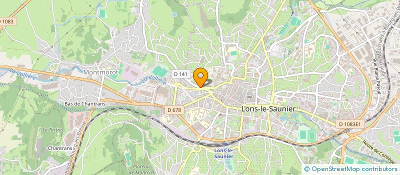 localisation de l'entreprise B&C à LONS-LE-SAUNIER