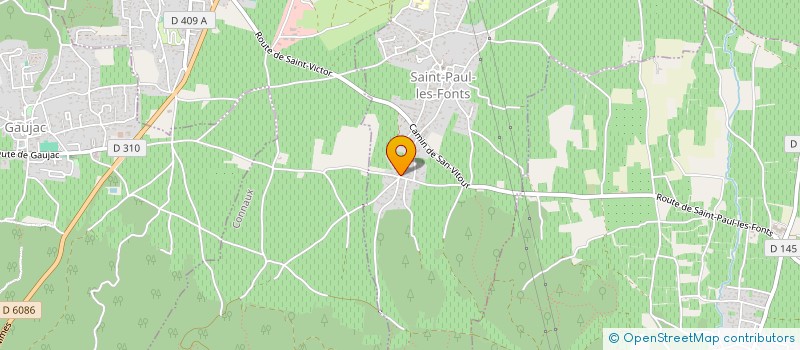 localisation de l'entreprise B & C  SAINT-PAUL-LES-FONTS