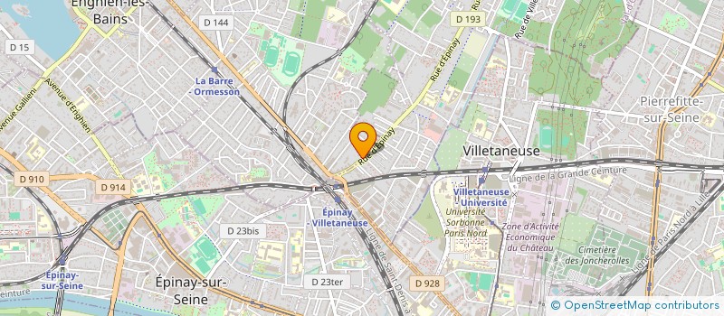 localisation de l'entreprise B&C  DEUIL-LA-BARRE