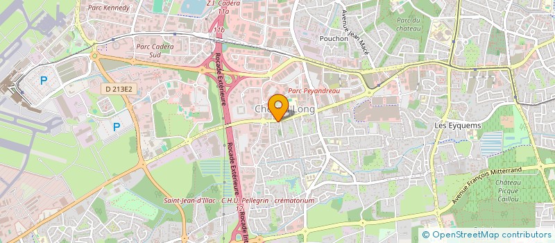 localisation de l'entreprise B C A  MERIGNAC