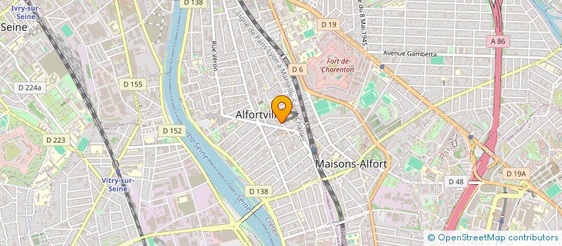 localisation de l'entreprise B.C.A.L. SERVICES à ALFORTVILLE