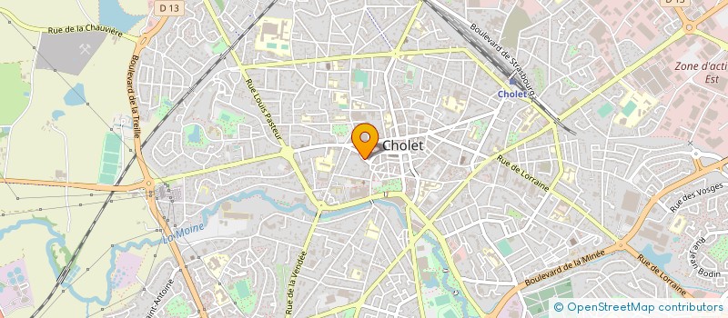 localisation de l'entreprise B.C.A.R. à CHOLET
