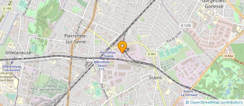 localisation de l'entreprise B.C.A SOCIETY à PIERREFITTE-SUR-SEINE