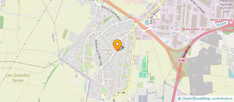 localisation de l'entreprise B C ALP BOUCHERIE CHARCUTERIE ALPANES à CORBAS