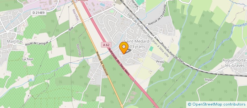 localisation de l'entreprise B.C ASSEMBLAGES  SAINT-MORILLON