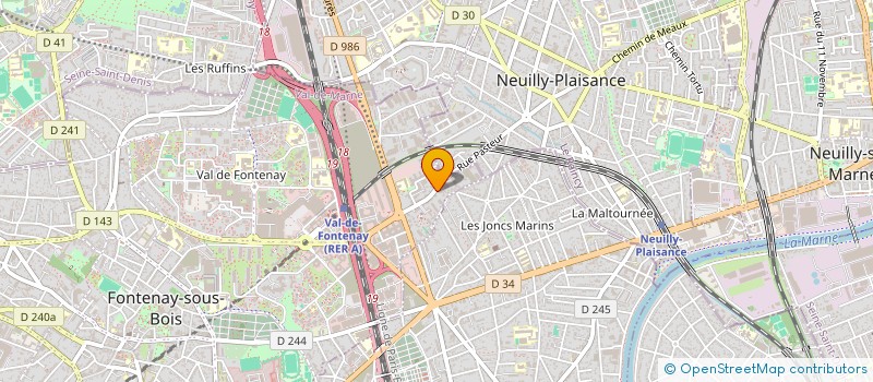 localisation de l'entreprise B&C ASSOCIES à FONTENAY-SOUS-BOIS