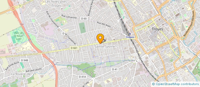 localisation de l'entreprise B&C ASSURANCES  ROSIERES-PRES-TROYES