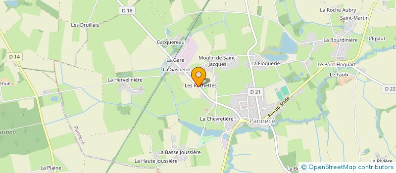 localisation de l'entreprise B&C AUTO à TEILLE