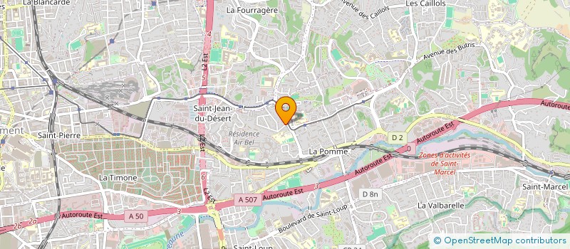 localisation de l'entreprise B.C AVENIR IMMO  MARSEILLE