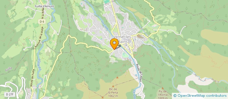 localisation de l'entreprise B.C.B.A. CALICIURI ET BUZAN  CORNEILLA-DE-CONFLENT