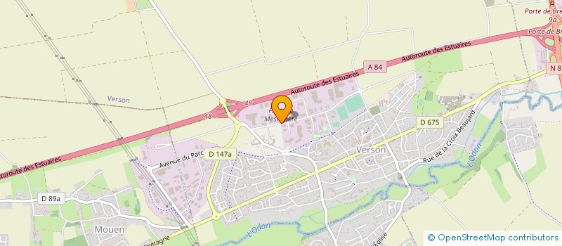 localisation de l'entreprise B.C.B.D. LES ARTISANS DE L INOX  VERSON