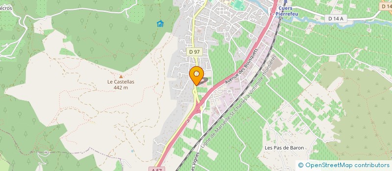 localisation de l'entreprise B.C-B.G  CUERS