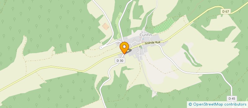 localisation de l'entreprise B.C.B.R.  CUNFIN