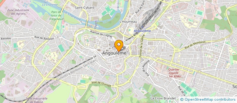localisation de l'entreprise B.C. BEAUTE à ANGOULEME
